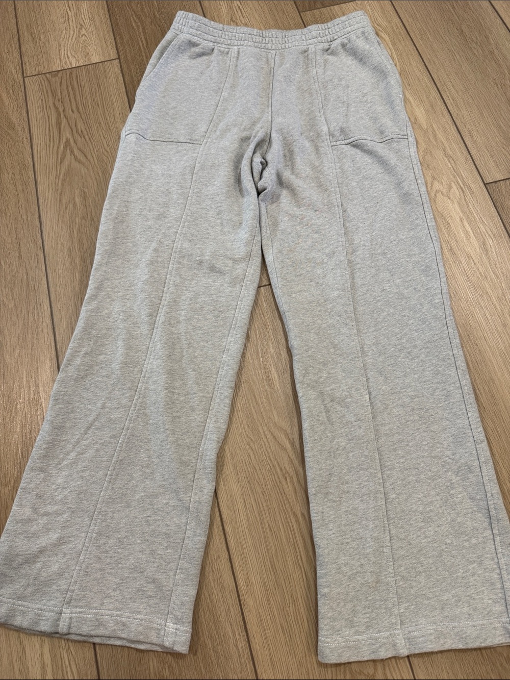 Aerie Wide Leg Gray Sweatpants Sz M Loungewear Comfy Trendy Dorm Ready